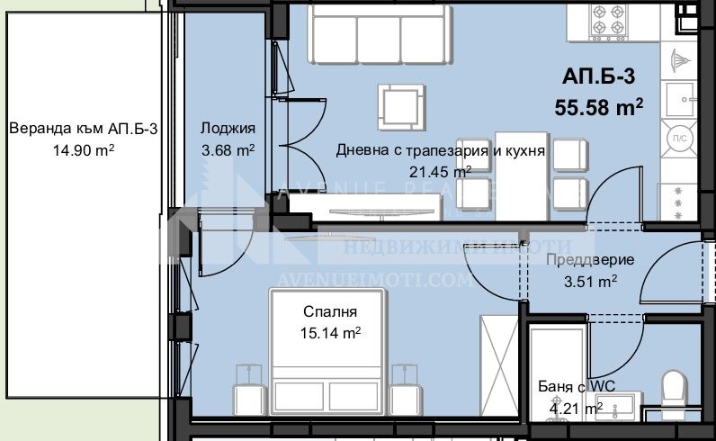 Продава 2-СТАЕН, гр. Пловдив, Христо Смирненски, снимка 2 - Апартаменти - 52498982