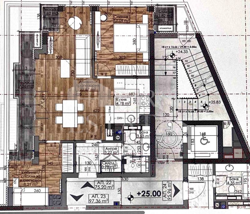 Zu verkaufen  2 Schlafzimmer Sofia , Manastirski liwadi , 85 qm | 18630980 - Bild [2]