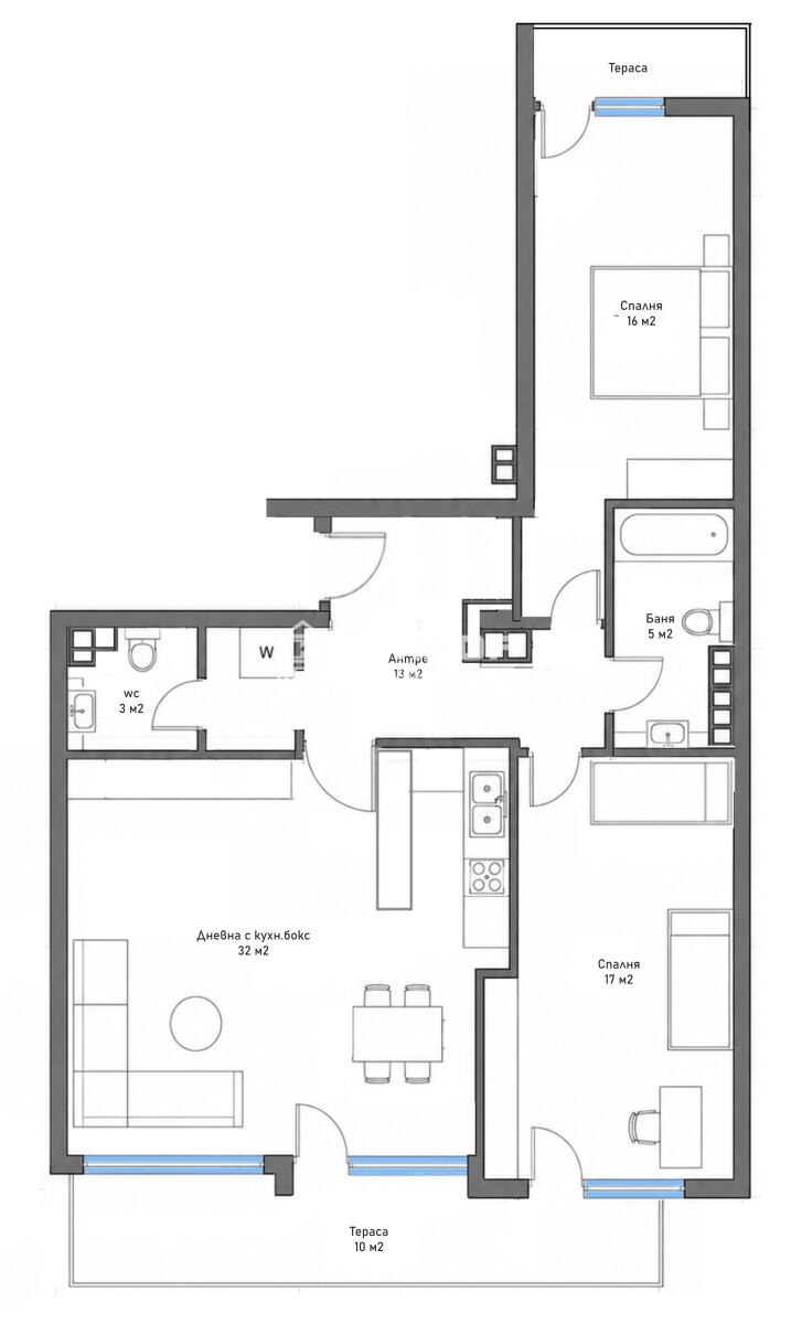 Продава 3-СТАЕН, гр. Пловдив, Кършияка, снимка 10 - Апартаменти - 55460138