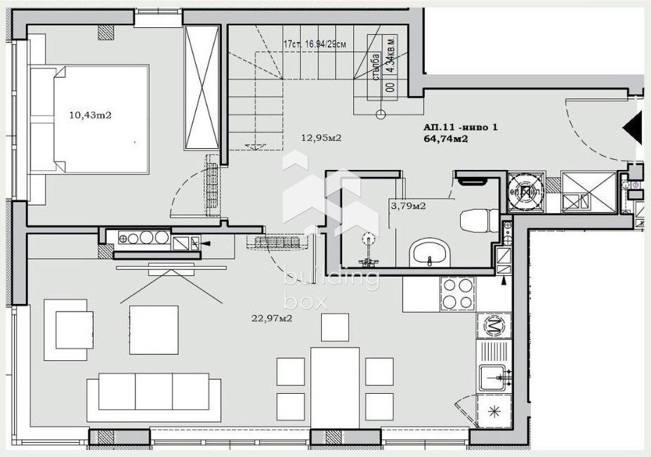 Продава МЕЗОНЕТ, гр. София, Сухата река, снимка 3 - Апартаменти - 54268952
