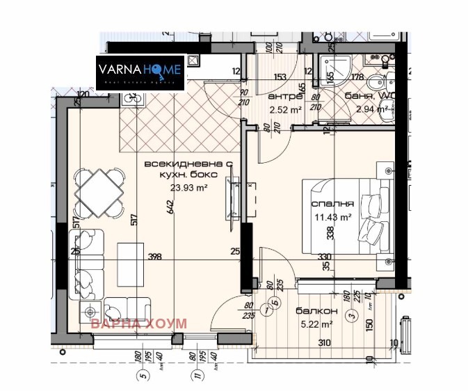 Продава 2-СТАЕН, гр. Варна, Младост 2, снимка 6 - Апартаменти - 53438845