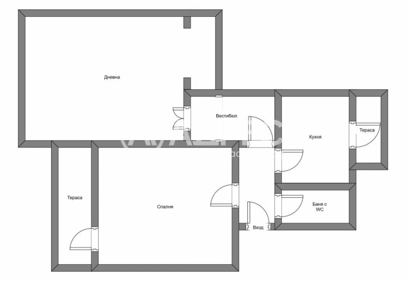 Myytävänä  2 makuuhuonetta Sofia , Tsentar , 85 neliömetriä | 11342350 - kuva [4]