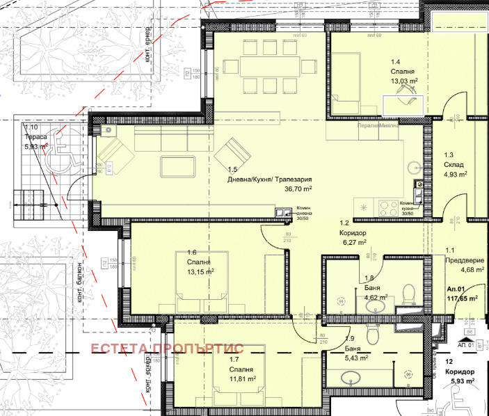 Продава  4-стаен, град София, Овча купел •  272 000 EUR • ID 79507741 — holmes.bg - [1] 