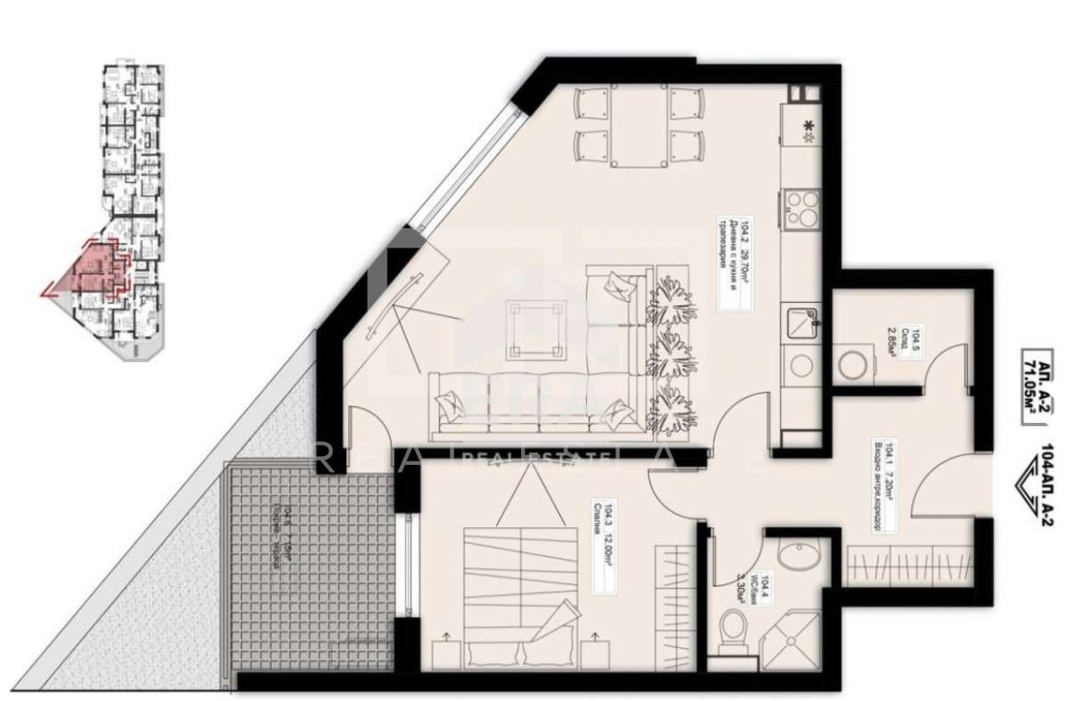 Продава 2-СТАЕН, гр. Елин Пелин, област София област, снимка 6 - Апартаменти - 55141658