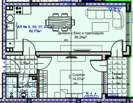 À vendre  1 chambre Stara Zagora , Jeleznik - tsentar , 86 m² | 65853108 - image [3]