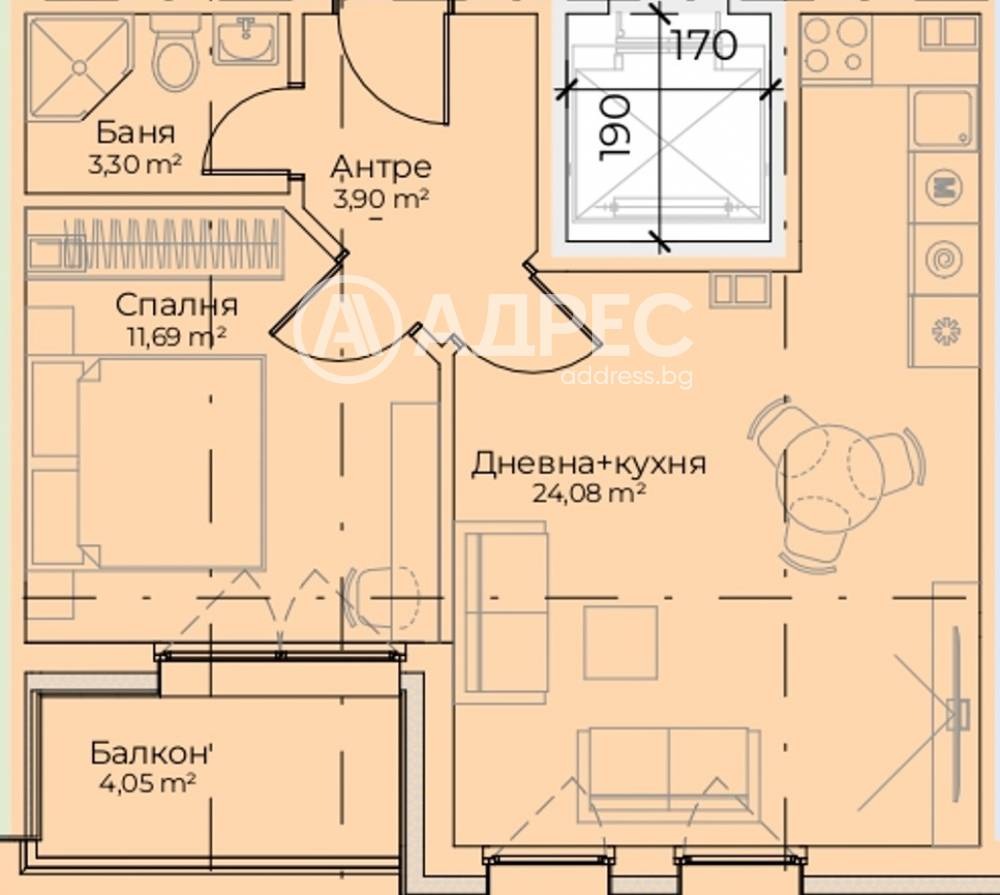 Продава 2-СТАЕН, гр. София, Симеоново, снимка 2 - Апартаменти - 54515527
