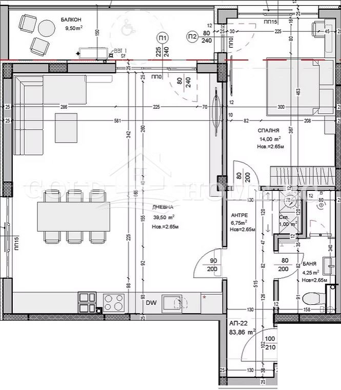 Zu verkaufen  1 Schlafzimmer Plowdiw , Ostromila , 64 qm | 47223161 - Bild [7]