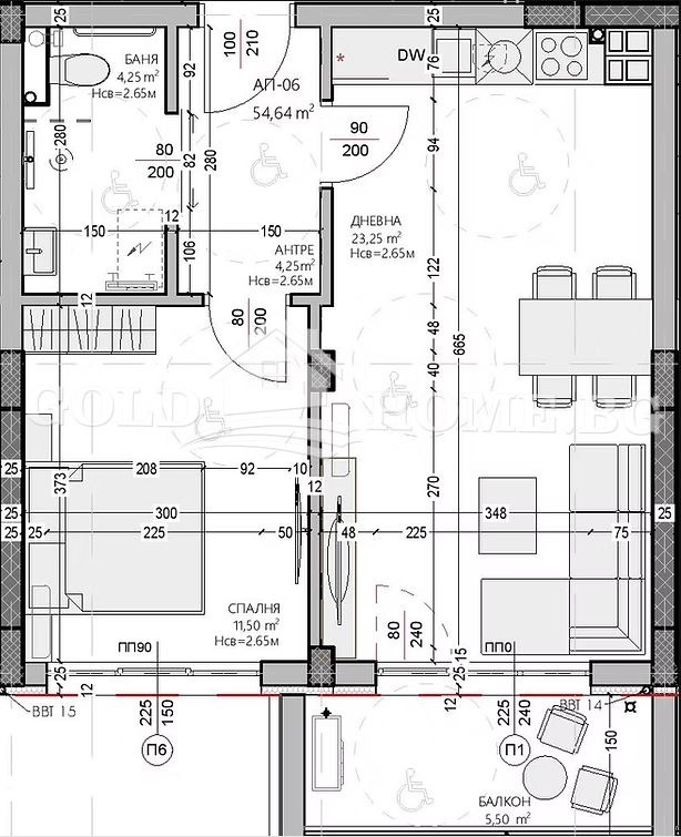 Zu verkaufen  1 Schlafzimmer Plowdiw , Ostromila , 64 qm | 47223161 - Bild [2]
