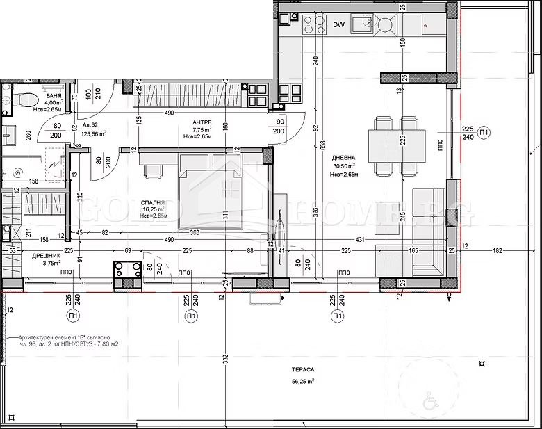 Zu verkaufen  1 Schlafzimmer Plowdiw , Ostromila , 64 qm | 47223161 - Bild [8]