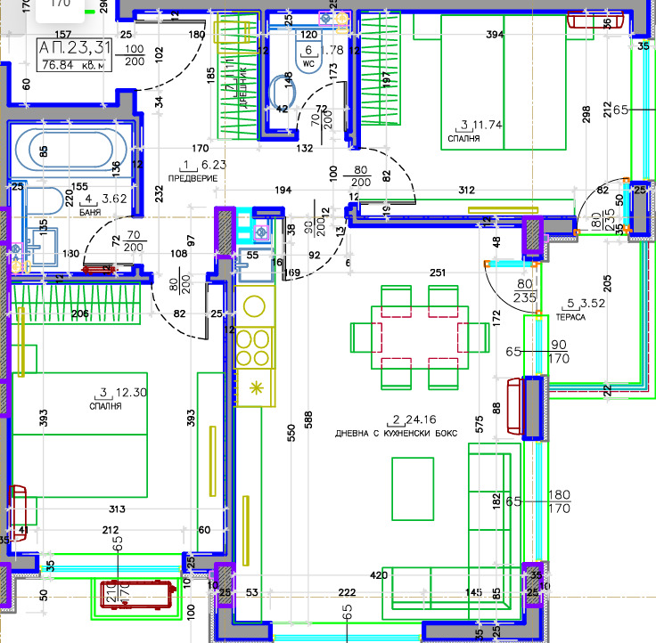 Продава  3-стаен град София , Малинова долина , 93 кв.м | 76831276 - изображение [2]