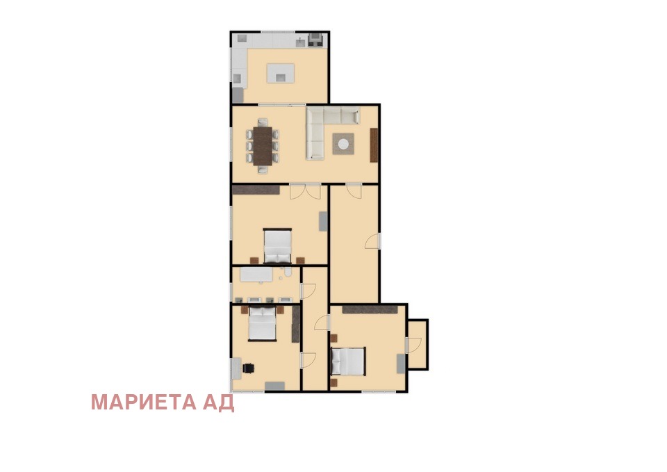 Продава 4-СТАЕН, гр. София, Докторски паметник