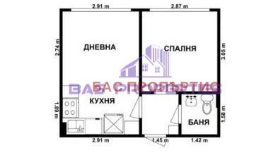 Продаја  1 спаваћа соба Софија , Банишора , 40 м2 | 71112549 - слика [2]