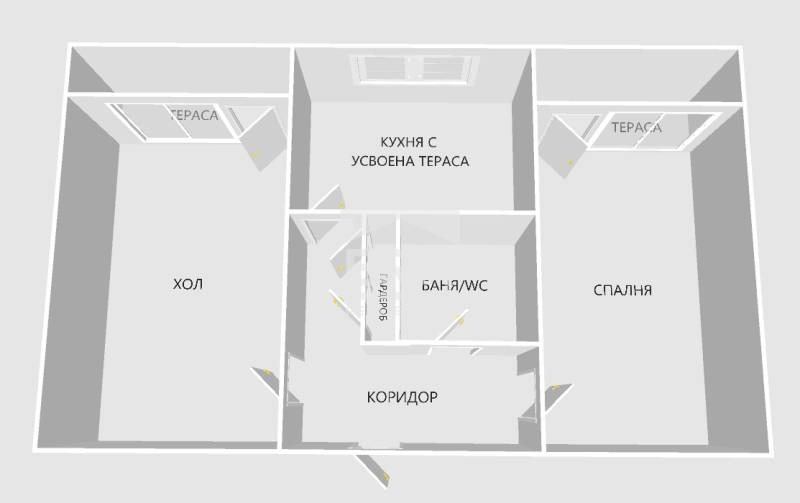 Продается  1 спальня Шумен , Тракия , 61 кв.м | 53216853 - изображение [9]