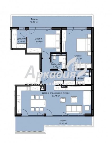 Продава 3-СТАЕН, гр. Пловдив, Христо Смирненски, снимка 2 - Aпартаменти - 47381293