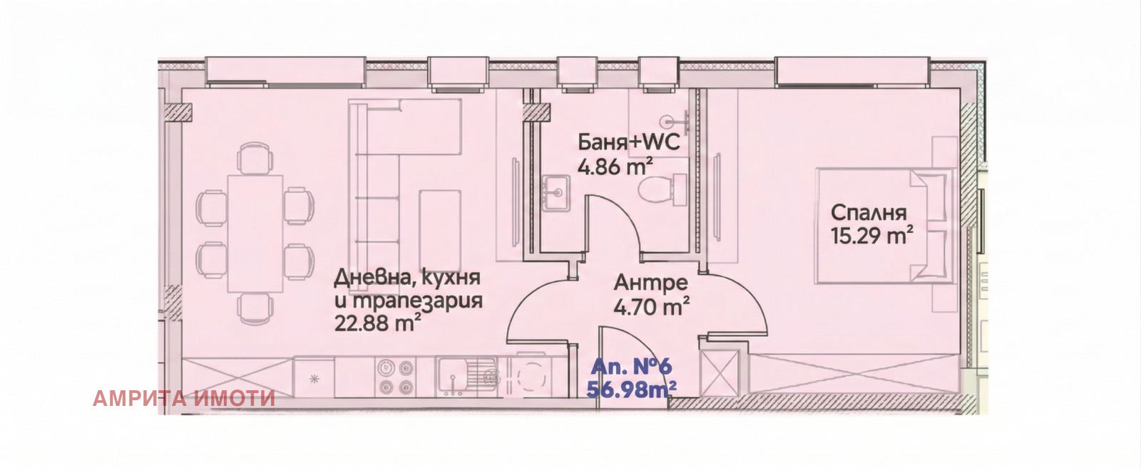 Продава 2-СТАЕН, гр. София, Манастирски ливади, снимка 3 - Апартаменти - 53779266
