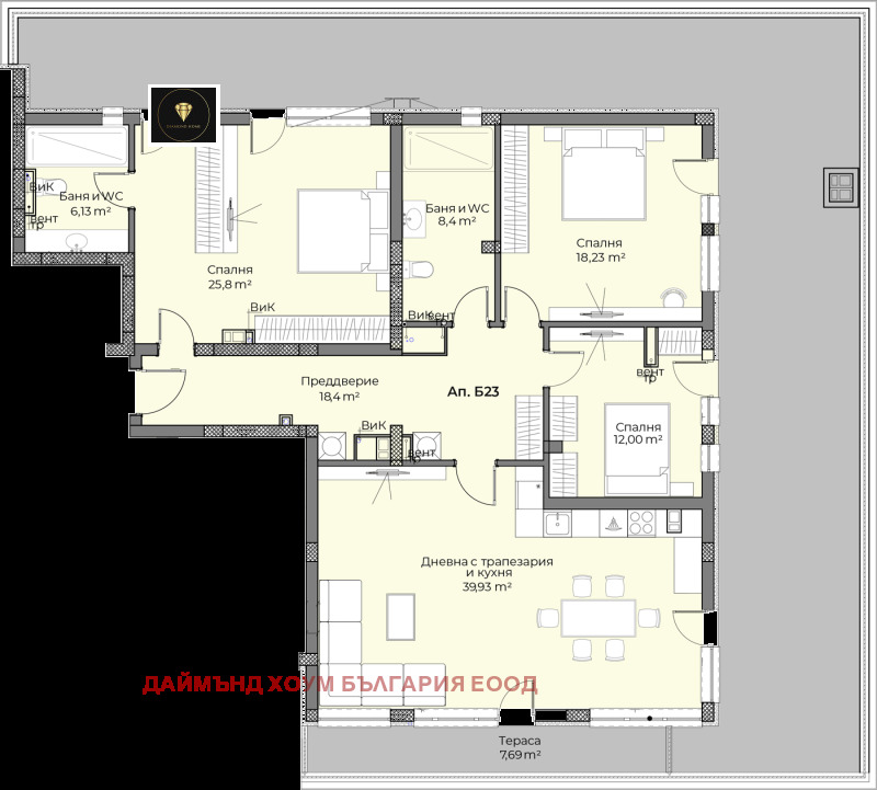 Zu verkaufen  2 Schlafzimmer Plowdiw , Belomorski , 265 qm | 32150140 - Bild [2]