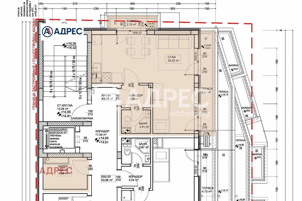 Продава 1-СТАЕН, гр. Варна, Левски 1, снимка 3 - Апартаменти - 53902412