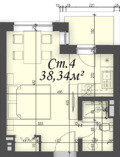Продава  1-стаен област Бургас , к.к. Слънчев бряг , 38 кв.м | 75493411 - изображение [2]