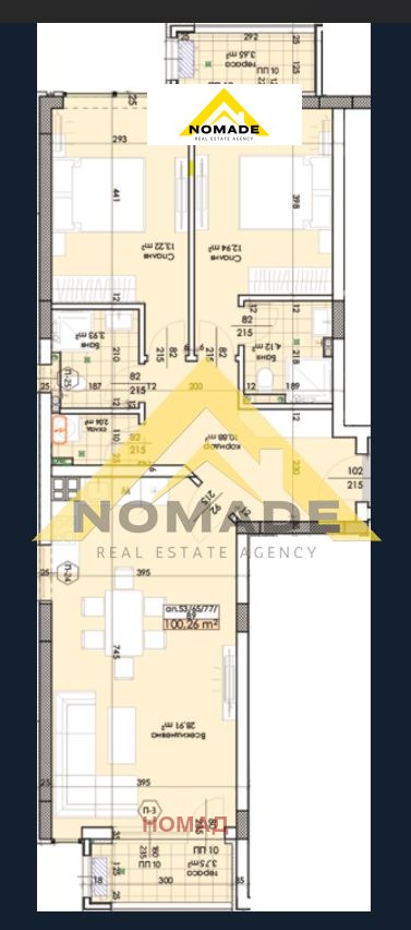 In vendita  2 camere da letto Plovdiv , Trakiia , 119 mq | 76116599