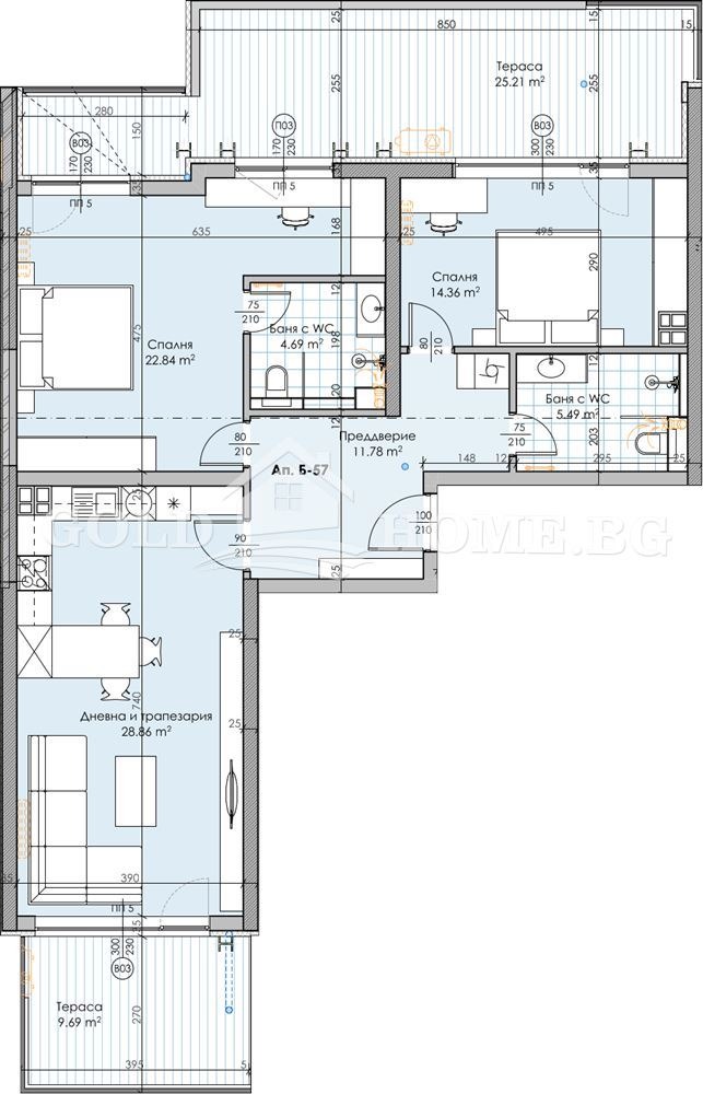 Продава 3-СТАЕН, гр. Пловдив, Кършияка, снимка 7 - Апартаменти - 53520262