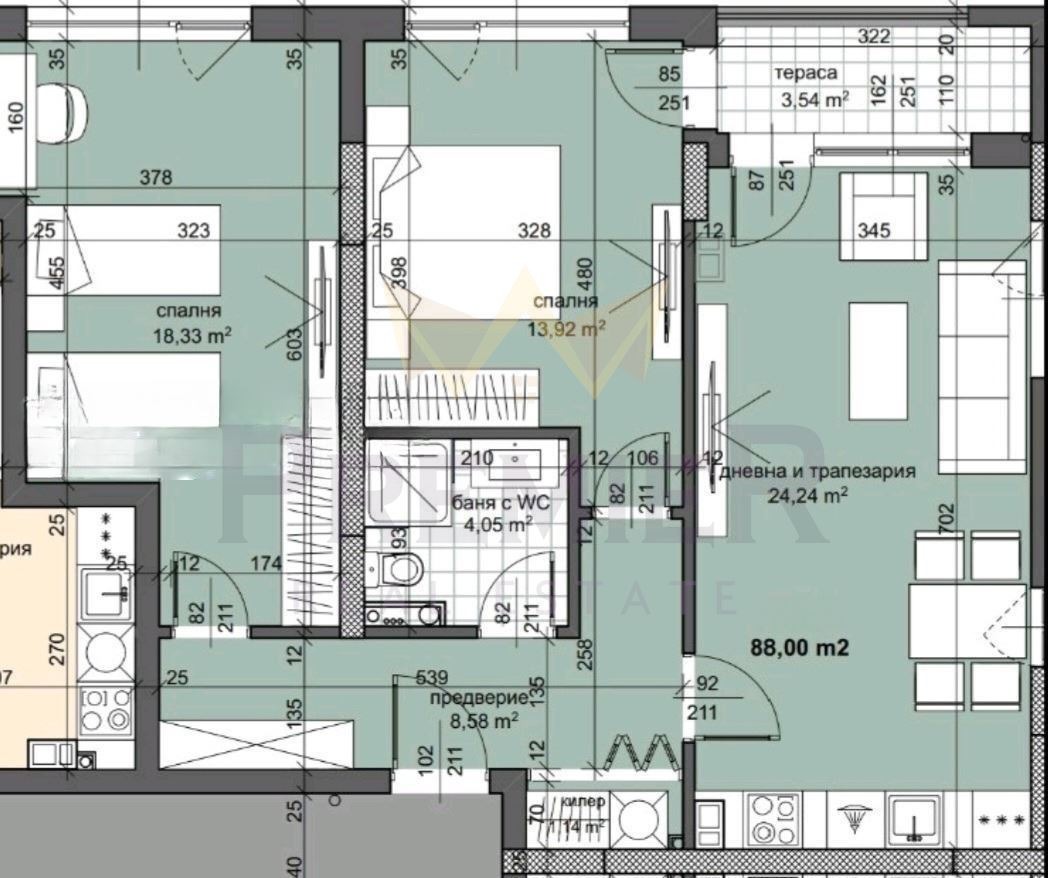 Продава 3-СТАЕН, гр. Пловдив, Тракия, снимка 10 - Апартаменти - 54367671