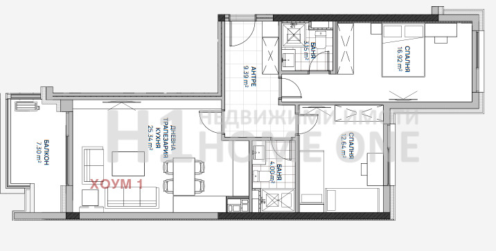 Продава  3-стаен град София , Люлин 2 , 120 кв.м | 82125121 - изображение [2]