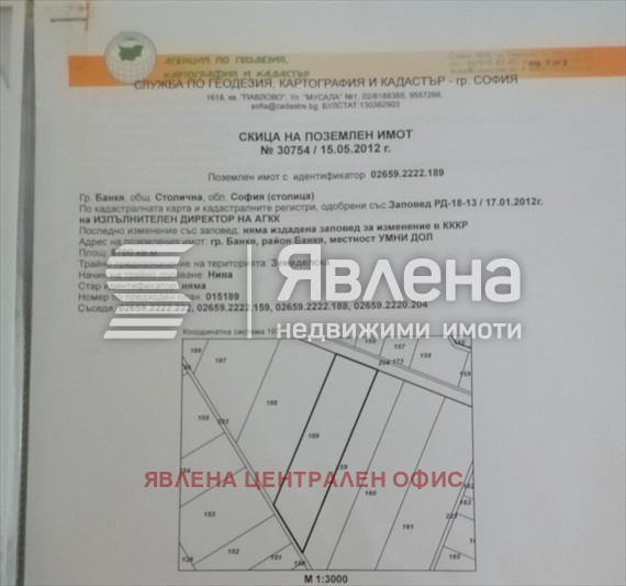 Продава  Парцел град София , гр. Банкя , 8700 кв.м | 21484260