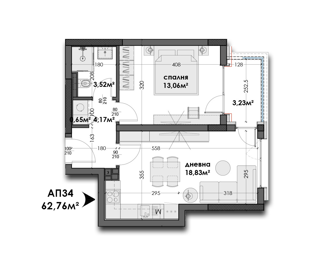 Продава 2-СТАЕН, гр. Варна, Левски 1, снимка 5 - Апартаменти - 54888400