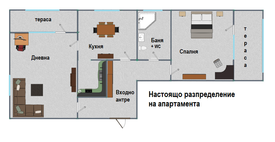Продава 3-СТАЕН, гр. София, Света Троица, снимка 15 - Апартаменти - 54163408