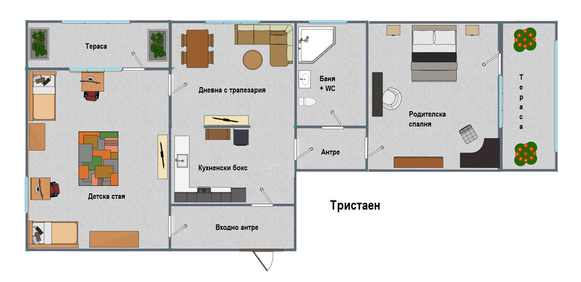 Продава 3-СТАЕН, гр. София, Света Троица, снимка 16 - Апартаменти - 54163408