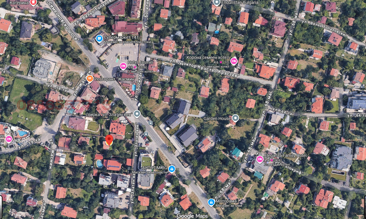 Продава ПАРЦЕЛ, гр. София, Симеоново, снимка 2 - Парцели - 56012860