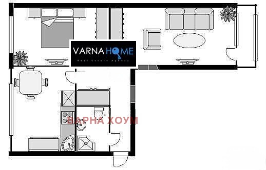 For Sale  1 bedroom Varna , Mladost 2 , 63 sq.m | 80974595