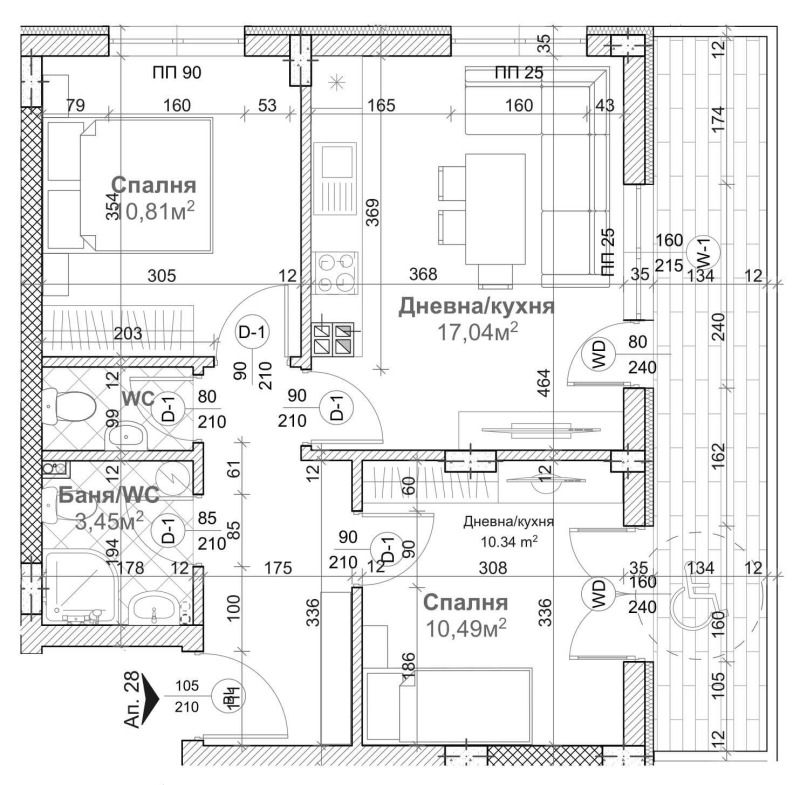 Продава 3-СТАЕН, гр. Варна, Левски 1, снимка 2 - Aпартаменти - 48979697