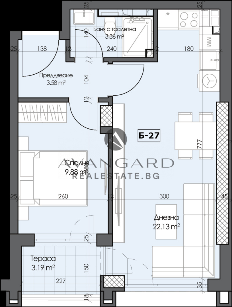 Продава 2-СТАЕН в град Пловдив, Кършияка - 61 кв.м / 66 752 € » 130 555.56 лв., АВАНГАРД РИЪЛ ЕСТЕЙТ