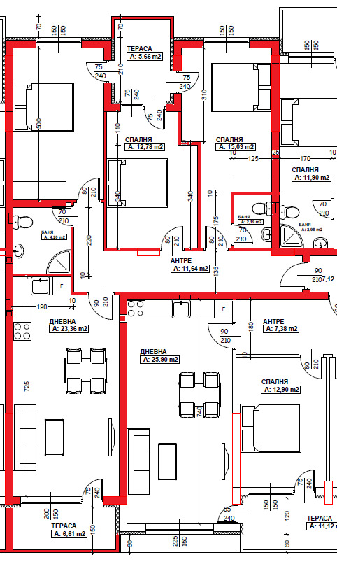 Продава  Многостаен град Благоевград , Широк център , 122 кв.м | 45261961