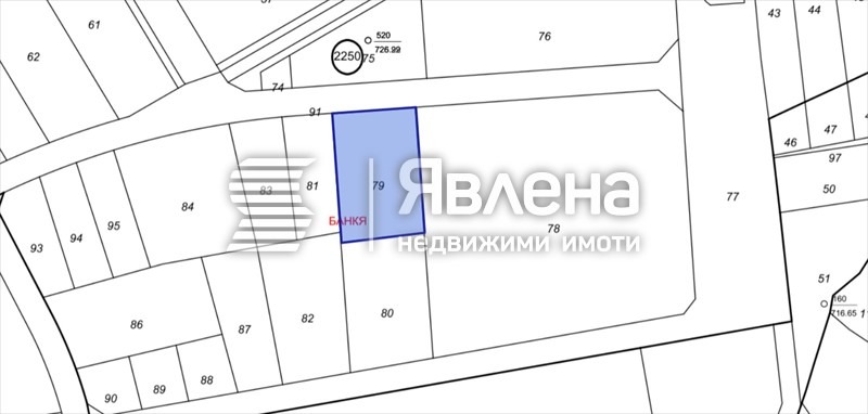 Till salu  Komplott Sofia , Bankja , 2310 kvm | 79793561