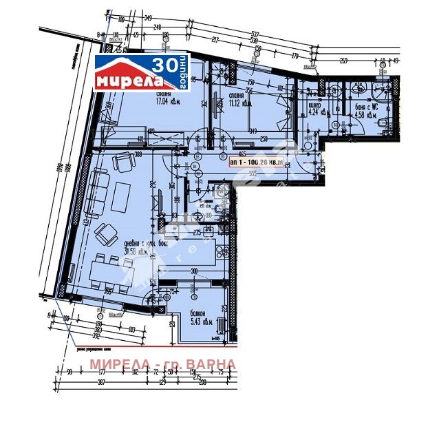 Продава 3-СТАЕН, гр. Варна, Аспарухово, снимка 2 - Aпартаменти - 48811379