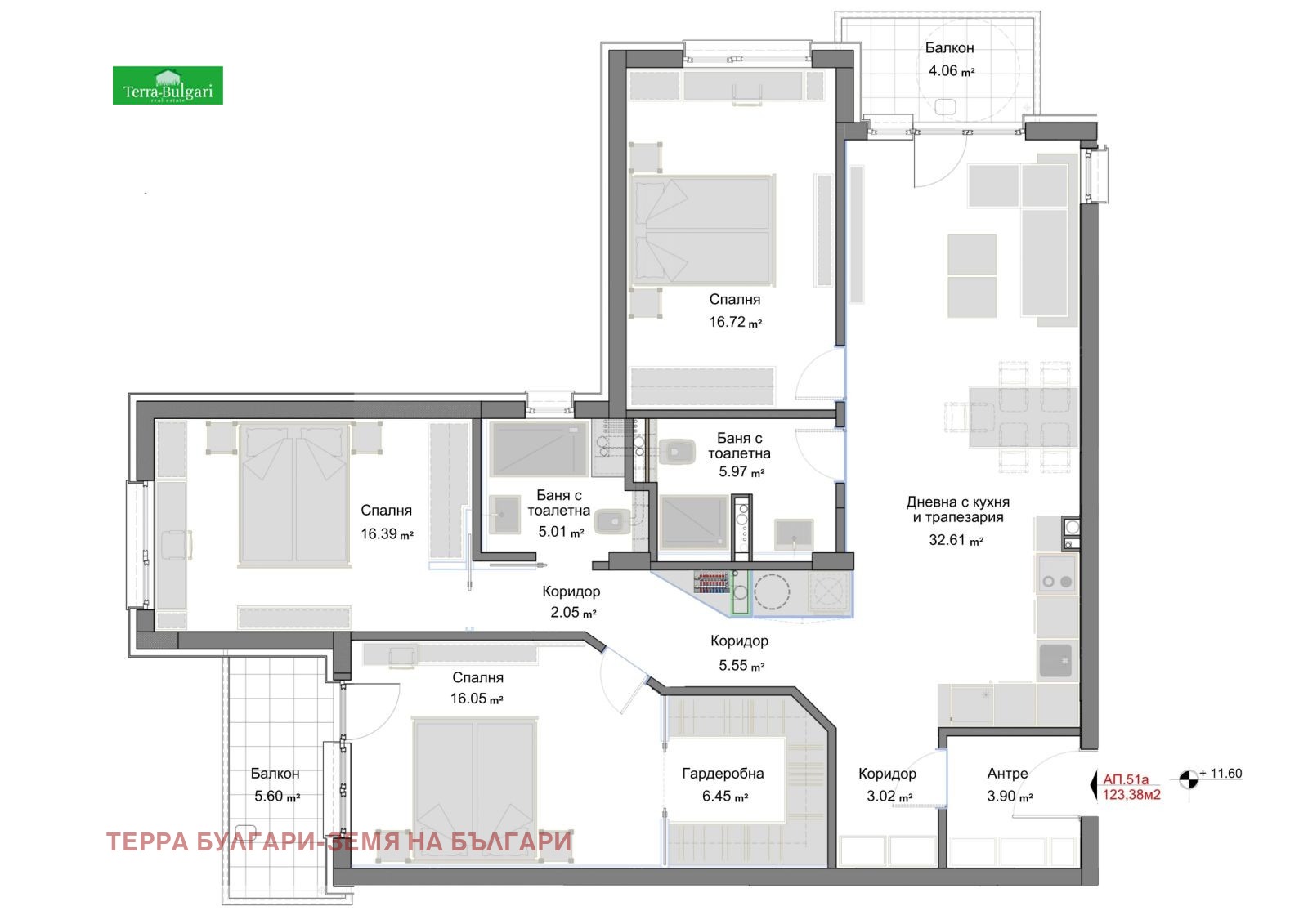 Продава 3-СТАЕН, гр. Перник, Изток, снимка 2 - Апартаменти - 54284544