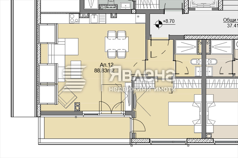 Na prodej  1 ložnice Sofia , Levski , 89 m2 | 65714374 - obraz [7]