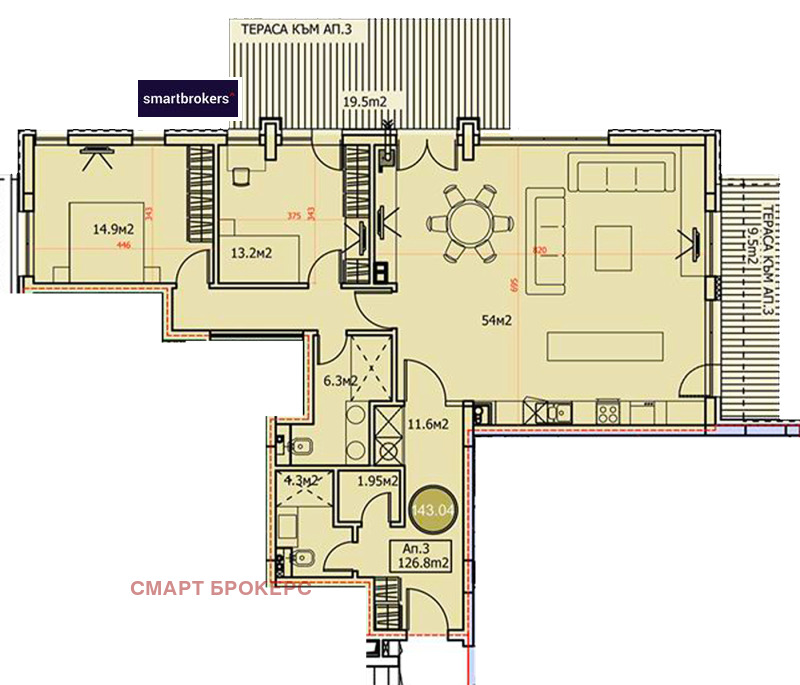 Продава 3-СТАЕН, гр. София, Драгалевци, снимка 6 - Aпартаменти - 49500036