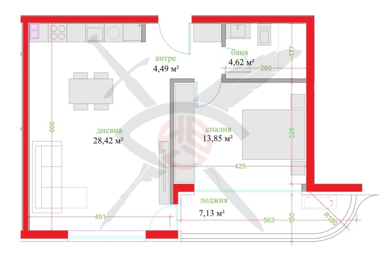 Продава 2-СТАЕН, гр. Варна, Трошево, снимка 2 - Aпартаменти - 49586571