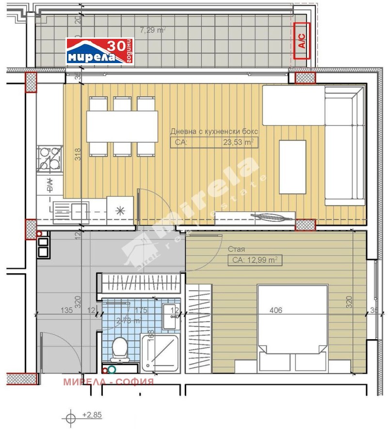 Продава  2-стаен град София , м-т Гърдова глава , 74 кв.м | 19049604
