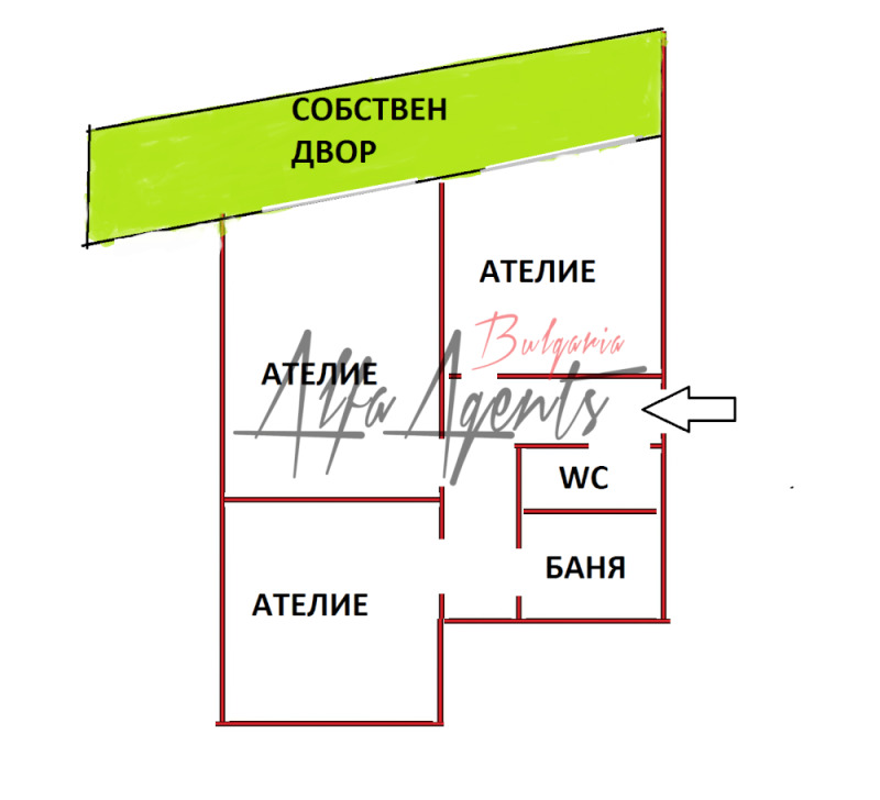 En venta  Oficina Varna , Bazar Levski , 83 metros cuadrados | 84032907 - imagen [4]