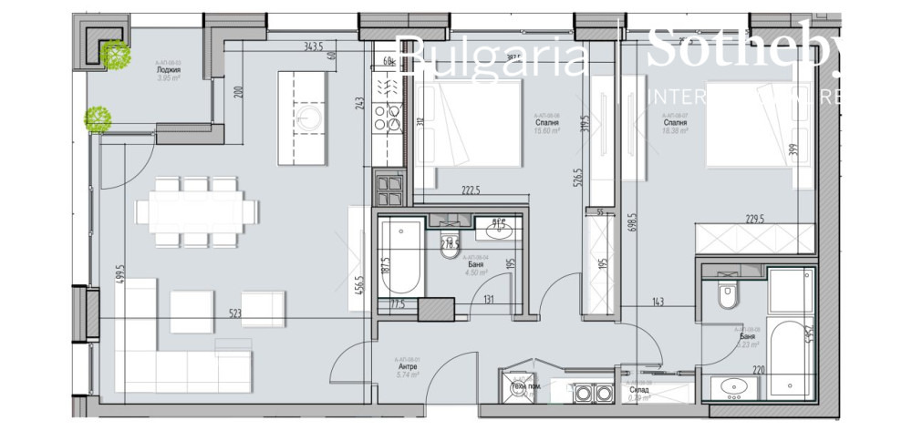 Продава 3-СТАЕН, гр. София, Кръстова вада, снимка 4 - Апартаменти - 53945821