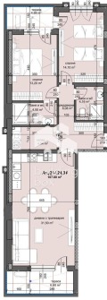 Продава  3-стаен град Пловдив , Тракия , 127 кв.м | 37896413 - изображение [2]