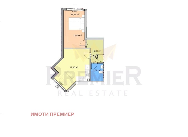 Продава 2-СТАЕН, гр. Варна, Трошево, снимка 2 - Aпартаменти - 49079335