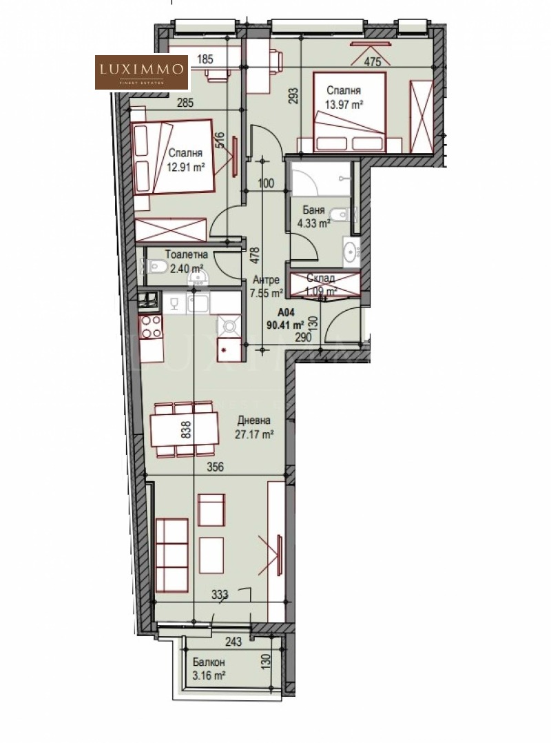 Zu verkaufen  2 Schlafzimmer Sofia , Suhata reka , 108 qm | 92906969 - Bild [2]