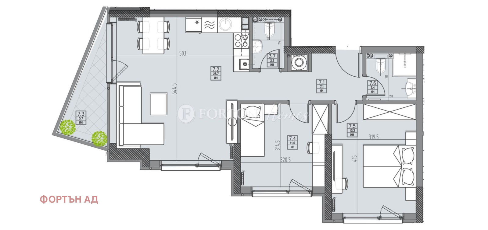 Продава 3-СТАЕН, гр. София, Кръстова вада, снимка 3 - Апартаменти - 54222660