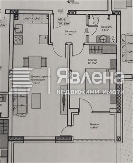 На продаж  1 спальня Варна , Изгрев , 73 кв.м | 83254496 - зображення [3]