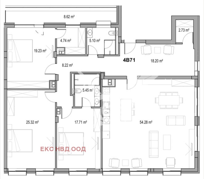 Продаја  3+ спаваћа соба Пловдив , Христо Смирненски , 230 м2 | 10613755